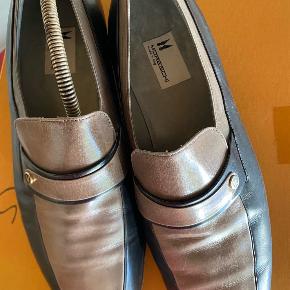 Luxury Italian Moreschi Leather Loafers